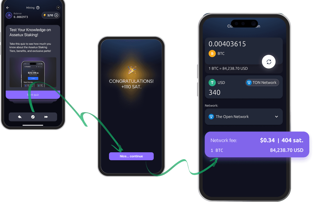 Complete small tasks