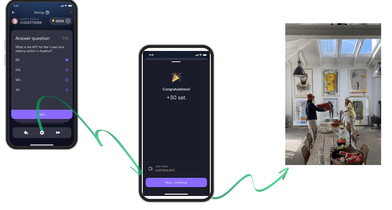 Complete small tasks